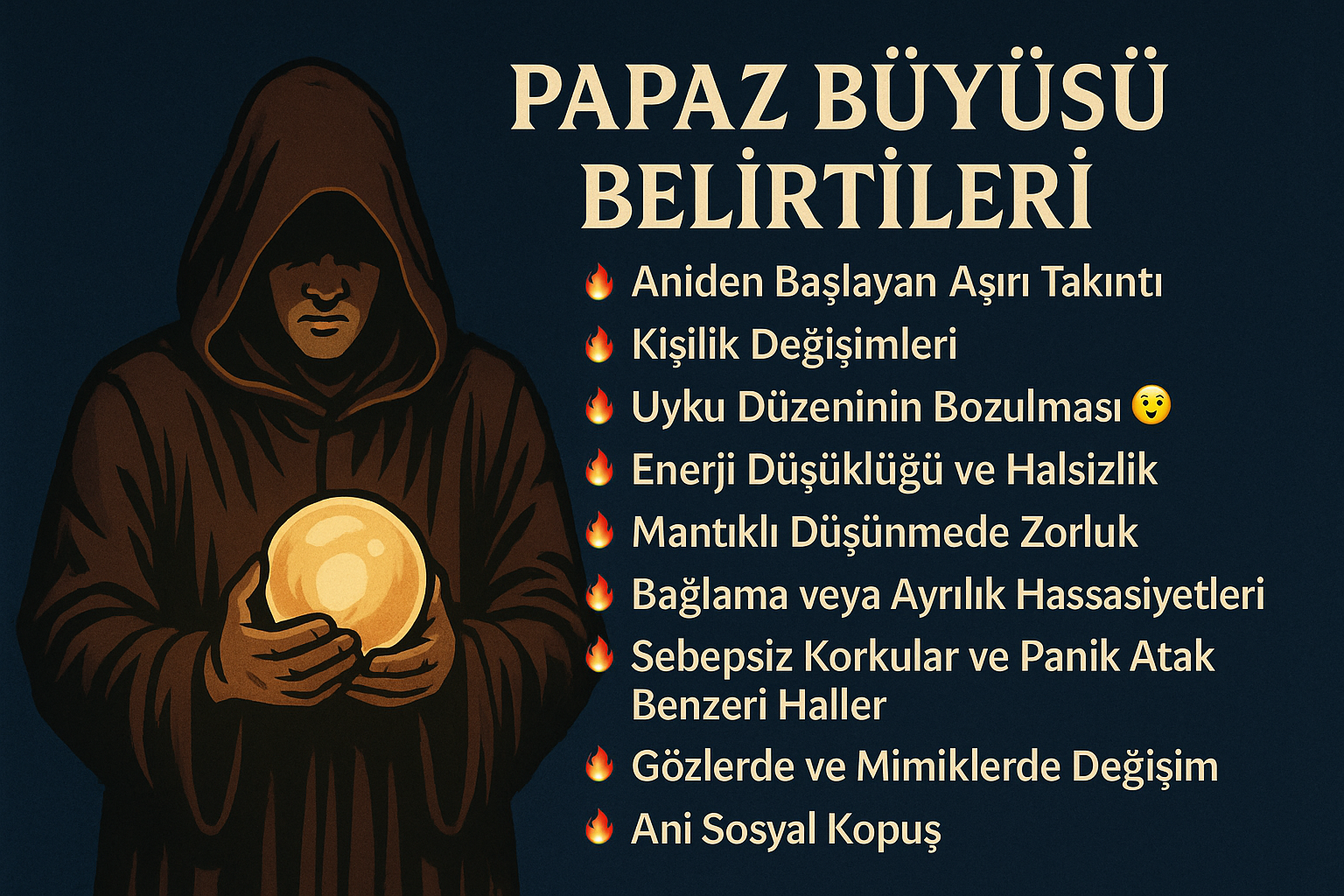 Papaz Büyüsü Belirtileri