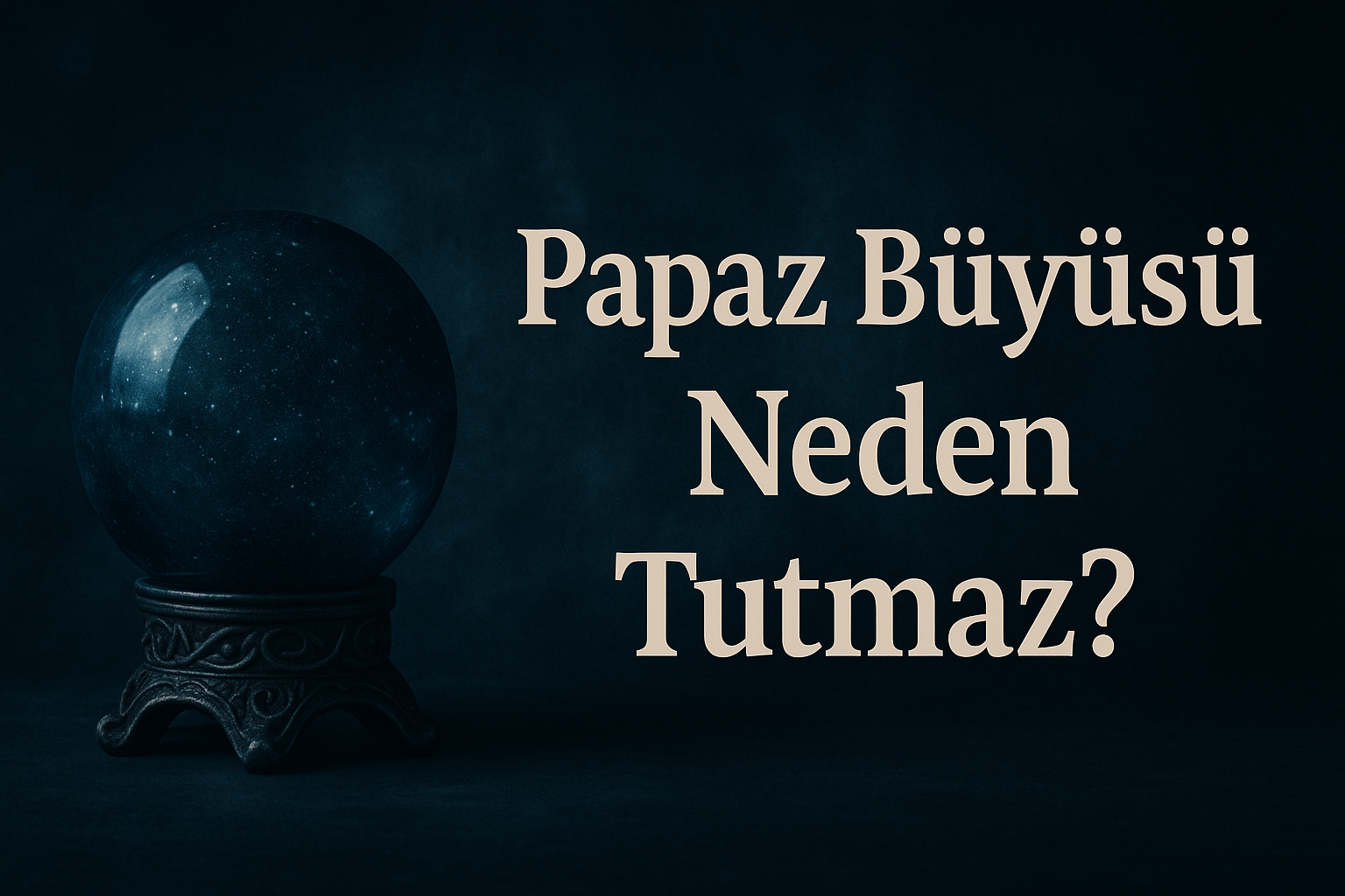 Papaz Büyüsü Neden Tutmaz